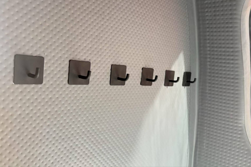 Adhesive-Back Utility Hooks (10-Pack)