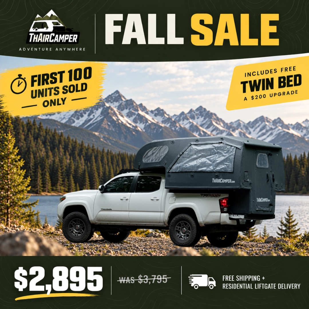 Inflatable Pickup Truck Camper